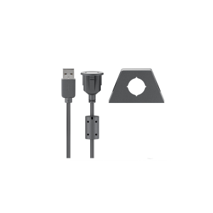 Ampire XUB060 Καλώδιο Επέκτασης USB 2.0 με Υποδοχή (60cm)-