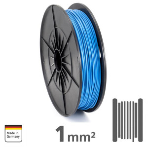 Καλώδιο ενιαίου πυρήνα AMPIRE, μπλε 1mm² / 18 AWG, ρολό 120m, χαλκός-