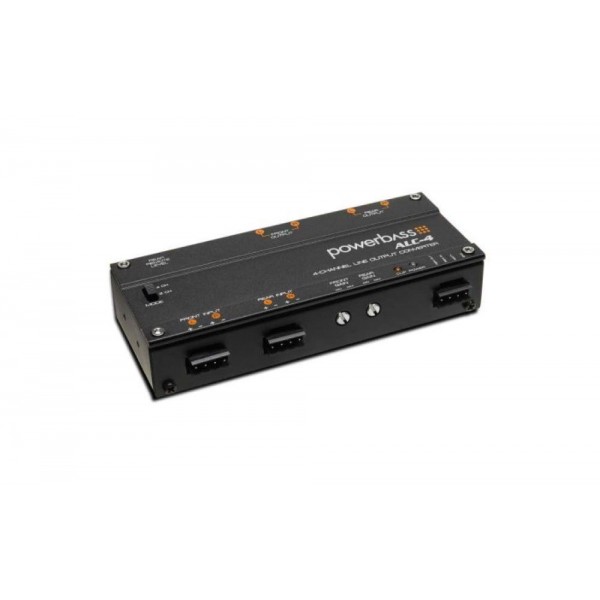Powerbass ALC-4 Μετατροπέας Line Output 4 Καναλιών 13V RMS (Τεμάχιο)-