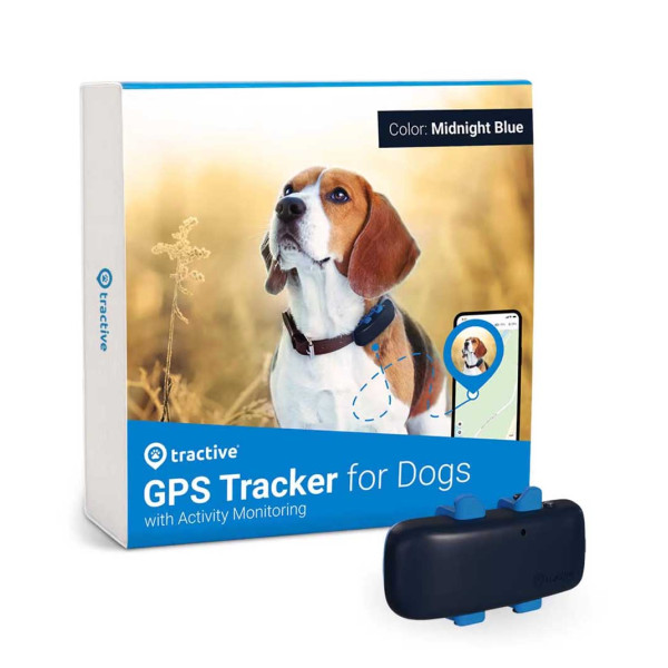 Tractive DOG 4 GPS Pet Tracker Παρακολούθησης Δραστηριότητας Σκύλου Midnight Blue (Τεμάχιο)-
