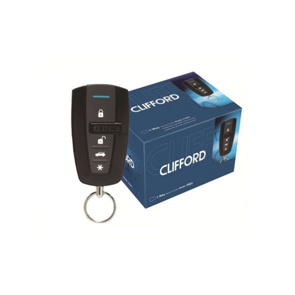 Clifford 3401X Συναγερμός Αυτοκινήτου 1-Way με 1 Χειριστήριο (Σετ)-