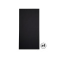 Audiodesigner Rect Ηχοαπορροφητικά Πάνελ 120x60x5cm Black (4 Τεμάχια)- Audiodesigner Rect Ηχοαπορροφητικά Πάνελ 120x60x5cm Black (4 Τεμάχια)-