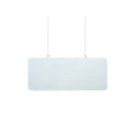 Audiodesigner ECOBAFFLE Rectangle Ηχοαπορροφητικά Πάνελ Οροφής 40x120x4cm Λευκό (Σετ 4 Τεμαχίων)-