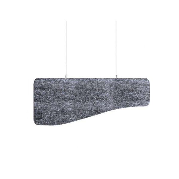 Audiodesigner ECOBAFFLE Shape Ηχοαπορροφητικά Πάνελ Οροφής 24/40x120x4cm Γκρι (Σετ 4 Τεμαχίων)-