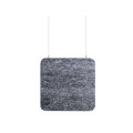 Audiodesigner ECOBAFFLE Square Ηχοαπορροφητικά Πάνελ Οροφής 100x100x4cm Γκρι (Σετ 4 Τεμαχίων)-