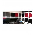 Audiodesigner ECOPLAN® Circle Ηχοαπορροφητικά Πάνελ 70 cm Γκρι (Σετ 4 Τεμαχίων)-