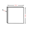 Audiodesigner Tetragwno Ηχοαπορροφητικά Πάνελ 60 x 60 x 5cm Silver Grey (6 Τεμάχια)-