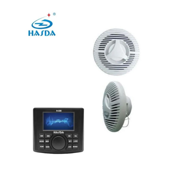 Hasda Ολοκληρωμένο Πακέτο Marine Πηγής και Ηχείων (Σετ)-