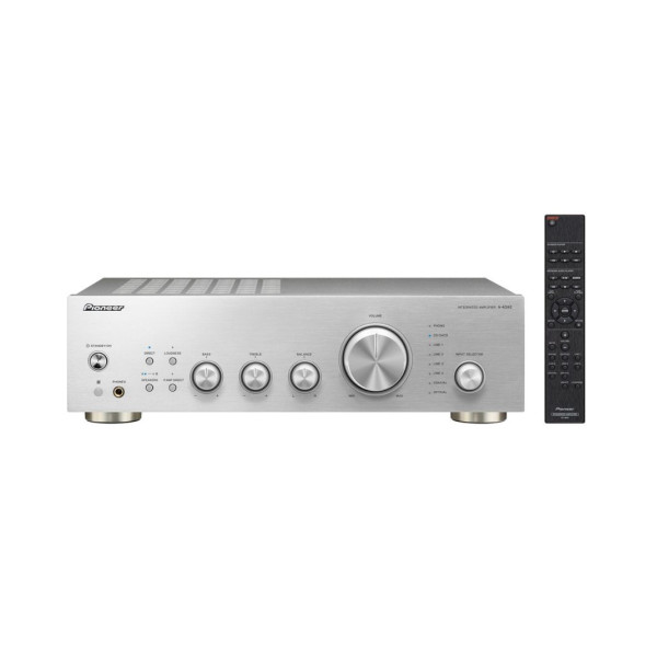 Pioneer A-40AE Ολοκληρωμένος Ενισχυτής 2 Καναλιών 60W + 60W Silver (Τεμάχιο)- Pioneer A-40AE Ολοκληρωμένος Ενισχυτής 2 Καναλιών 60W + 60W Silver (Τεμάχιο)-
