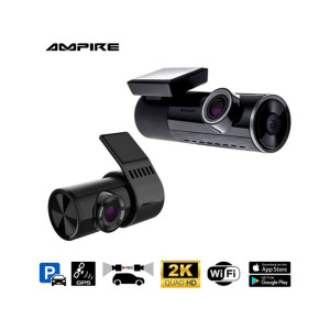 Ampire DC2-PRO Dual-Dashcam με ανάλυση 2K (Quad-HD) WiFi και GPS (Τεμάχιο)-