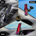 Scosche GHVWD GravityDrop 3-σε-1 Window/Dash/Vent Mount Kit- Scosche GHVWD GravityDrop 3-σε-1 Window/Dash/Vent Mount Kit-