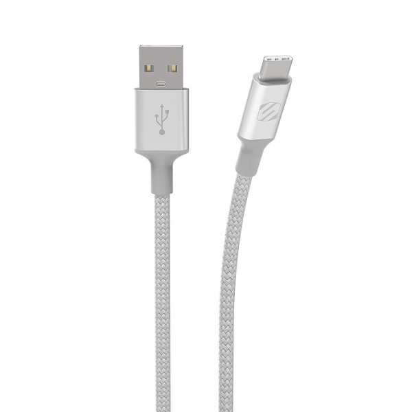 Scosche CAB4 StrikeLine™ Premium Braided Cable for USB-C Devices SPACE GREY-