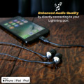 Scosche IDR301LWT-XU2 Dynamic Range Earbuds with Lightning™ Connector-
