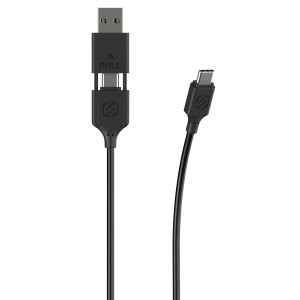 Scosche CCA4-SP Strikeline 2-in-1 Charge & Sync Cable-