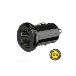 Scosche USBC242M Φορτιστής Αυτοκινήτου USB, 12W+12W-