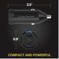 Scosche CPDCC60-SP Dual-Port USB-C® Car Charger-