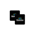 StarLine Αυτοκόλλητα Automotive Security Specialists 5x5cm (2 Τεμάχια)-