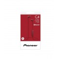 Pioneer SE-C4BT-R Bluetooth Handsfree Ακουστικά Red-