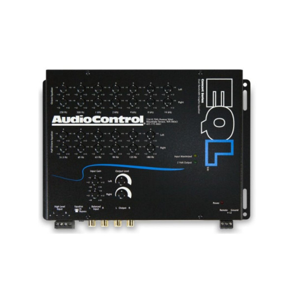 Audiocontrol EQL Car Equalizer Concert Series BLACK- Audiocontrol EQL Car Equalizer Concert Series BLACK-