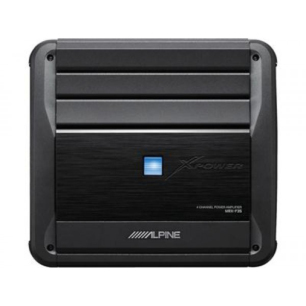 Alpine MRX F35 4 Channel amplifier 650 watts  Class D 4 channel Amplifier