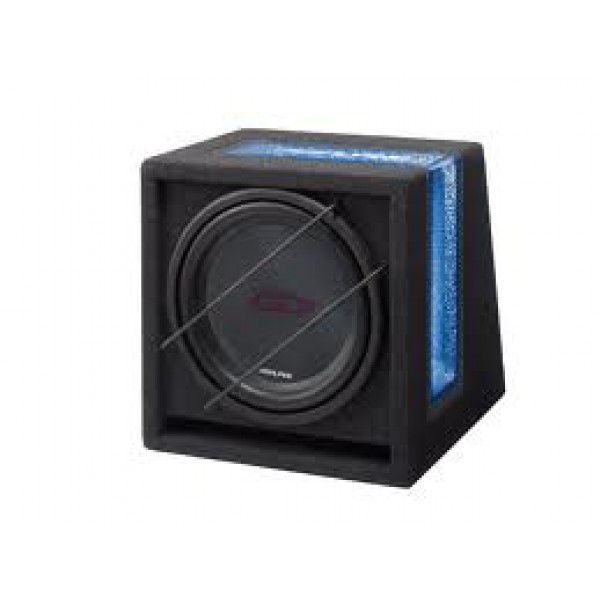 Alpine SBG 1244BR 12inch 800Watts 12 inch Subwoofer αυτοκινήτου με κούτα