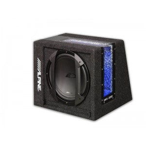 Alpine SWE 3200 12inch 320Watts με ενισχυτή 12 inch Subwoofer αυτοκινήτου με κούτα