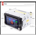 2din Οθονη αυτοκινήτου 6,5" διεθνή (Dvd,usb,gps,bluetooth,ipod,sdcard) Οθόνη 2 DIN