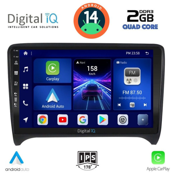 DIGITAL IQ BXC 3009_CPAA (9inc) MULTIMEDIA TABLET for AUDI TT mod. 2007-2015 DIGITAL IQ BXC 3009_CPAA (9inc) MULTIMEDIA TABLET for AUDI TT mod. 2007-2015