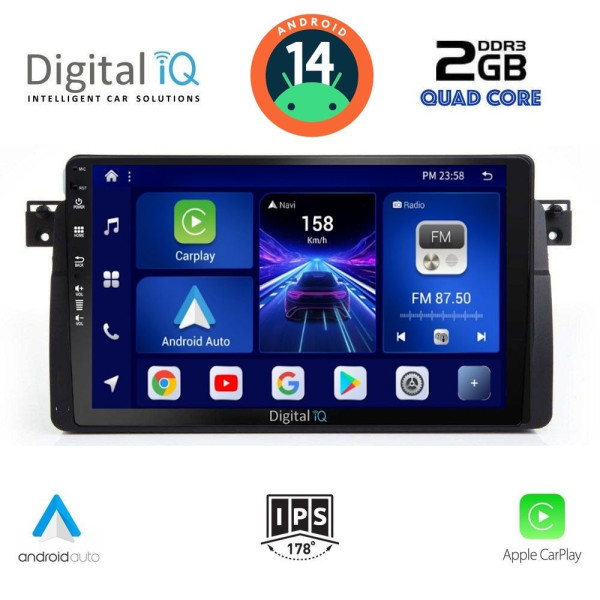 DIGITAL IQ BXC 3042_CPAA (9inc) MULTIMEDIA TABLET for BMW S.3 (E46) mod. 1998-2005 DIGITAL IQ BXC 3042_CPAA (9inc) MULTIMEDIA TABLET for BMW S.3 (E46) mod. 1998-2005