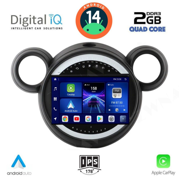 DIGITAL IQ BXC 3065_CPAA (9inc) MULTIMEDIA TABLET for MINI COUNTRYMAN (R60) mod. 2010-2016 - PACEMAN (R61) mod. 2013-2016