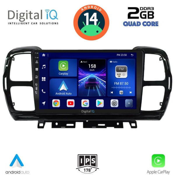 DIGITAL IQ BXC 3088_CPAA (9inc) MULTIMEDIA TABLET for CITROEN C5 AIRCROSS mod. 2017-2021 DIGITAL IQ BXC 3088_CPAA (9inc) MULTIMEDIA TABLET for CITROEN C5 AIRCROSS mod. 2017-2021