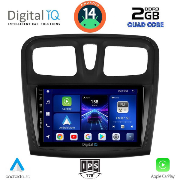 DIGITAL IQ BXC 3108SQ_CPAA (9inc) MULTIMEDIA TABLET for DACIA LOGAN – SANDERO mod. 2012-2019 DIGITAL IQ BXC 3108SQ_CPAA (9inc) MULTIMEDIA TABLET for DACIA LOGAN – SANDERO mod. 2012-2019