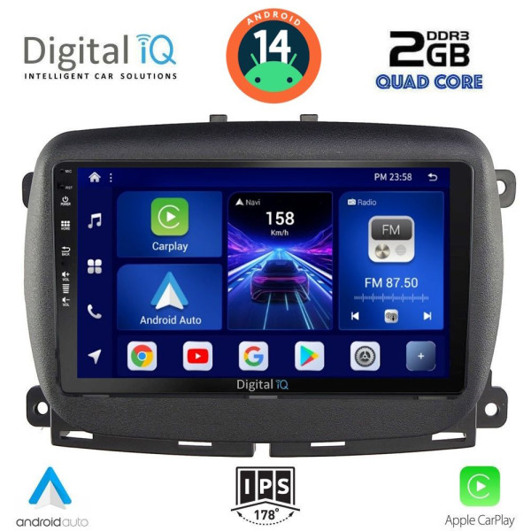 DIGITAL IQ BXC 3131_CPAA (9inc) MULTIMEDIA TABLET for FIAT 500 mod. 2016> DIGITAL IQ BXC 3131_CPAA (9inc) MULTIMEDIA TABLET for FIAT 500 mod. 2016>
