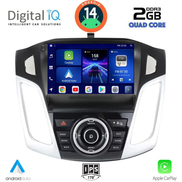 DIGITAL IQ BXC 3157_CPAA (9inc) MULTIMEDIA TABLET for FORD FOCUS mod. 2011-2018 DIGITAL IQ BXC 3157_CPAA (9inc) MULTIMEDIA TABLET for FORD FOCUS mod. 2011-2018