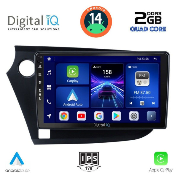 DIGITAL IQ BXC 3205_CPAA (9inc) MULTIMEDIA TABLET for HONDA INSIGHT mod. 2009-2014 DIGITAL IQ BXC 3205_CPAA (9inc) MULTIMEDIA TABLET for HONDA INSIGHT mod. 2009-2014