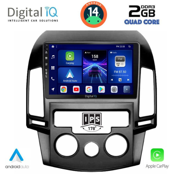 DIGITAL IQ BXC 3231_CPAA A/C (9inc) MULTIMEDIA TABLET for HYUNDAI i30 mod. 2007-2012 DIGITAL IQ BXC 3231_CPAA A/C (9inc) MULTIMEDIA TABLET for HYUNDAI i30 mod. 2007-2012