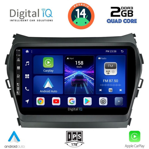 DIGITAL IQ BXC 3238_CPAA (9inc) MULTIMEDIA TABLET for HYUNDAI IX45 mod. 2013-2017 DIGITAL IQ BXC 3238_CPAA (9inc) MULTIMEDIA TABLET for HYUNDAI IX45 mod. 2013-2017