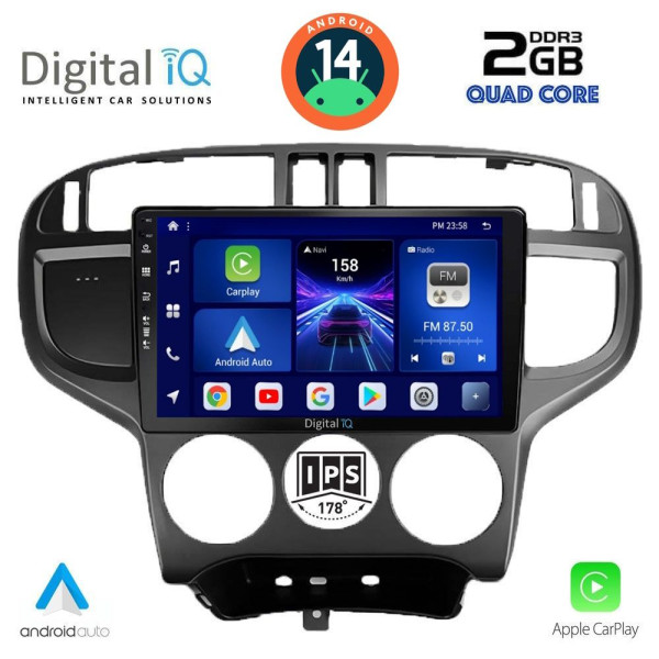 DIGITAL IQ BXC 3240_CPAA (9inc) MULTIMEDIA TABLET for HYUNDAI MATRIX mod. 2001-2010 DIGITAL IQ BXC 3240_CPAA (9inc) MULTIMEDIA TABLET for HYUNDAI MATRIX mod. 2001-2010