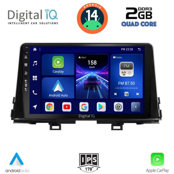 DIGITAL IQ BXC 3310_CPAA (9inc) MULTIMEDIA TABLET for KIA PICANTO mod. 2021> DIGITAL IQ BXC 3310_CPAA (9inc) MULTIMEDIA TABLET for KIA PICANTO mod. 2021>