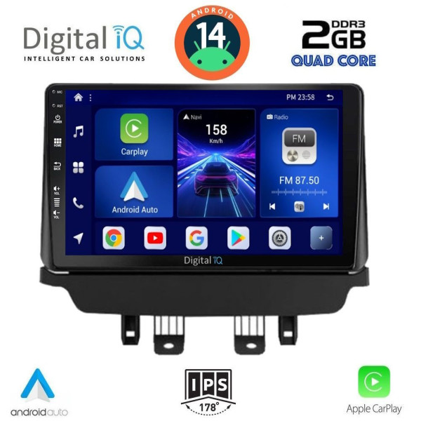 DIGITAL IQ BXC 3362_CPAA (9inc) MULTIMEDIA TABLET for MAZDA 2 mod. 2014>