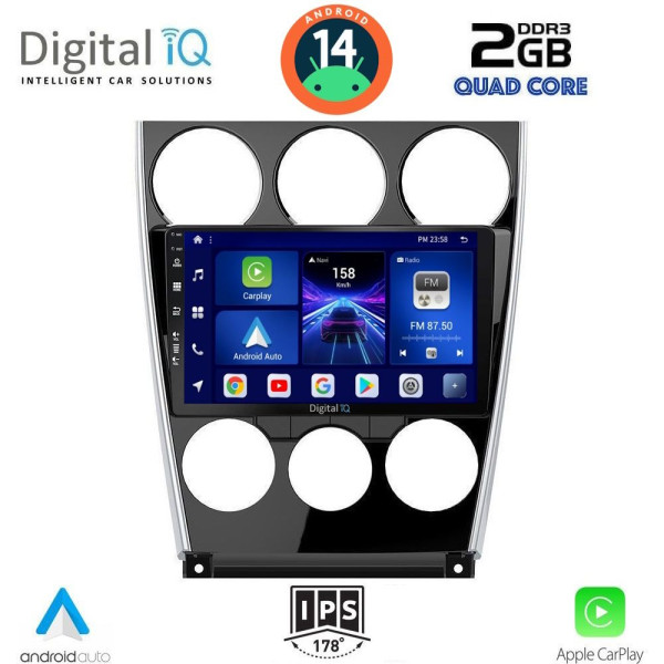 DIGITAL IQ BXC 3375_CPAA (9inc) MULTIMEDIA TABLET for MAZDA 6 (FACELIFT) mod. 2005-2008 DIGITAL IQ BXC 3375_CPAA (9inc) MULTIMEDIA TABLET for MAZDA 6 (FACELIFT) mod. 2005-2008