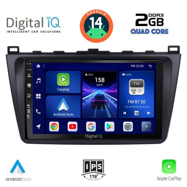 DIGITAL IQ BXC 3377_CPAA (9inc) MULTIMEDIA TABLET for MAZDA 6 mod. 2008-2012 DIGITAL IQ BXC 3377_CPAA (9inc) MULTIMEDIA TABLET for MAZDA 6 mod. 2008-2012