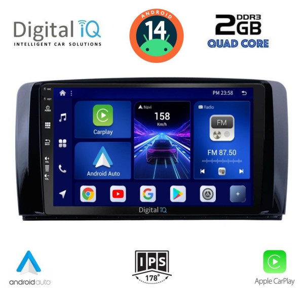 DIGITAL IQ BXC 3422_CPAA (9inc) MULTIMEDIA TABLET for MERCEDES R (W251) mod. 2006-2015 DIGITAL IQ BXC 3422_CPAA (9inc) MULTIMEDIA TABLET for MERCEDES R (W251) mod. 2006-2015