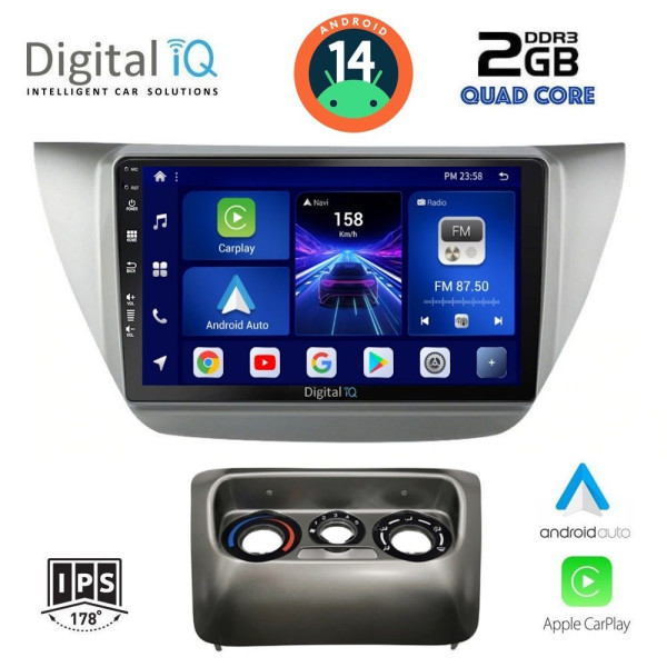 DIGITAL IQ BXC 3433_CPAA (9inc) MULTIMEDIA TABLET for MITSUBISHI LANCER mod. 2000-2007 DIGITAL IQ BXC 3433_CPAA (9inc) MULTIMEDIA TABLET for MITSUBISHI LANCER mod. 2000-2007