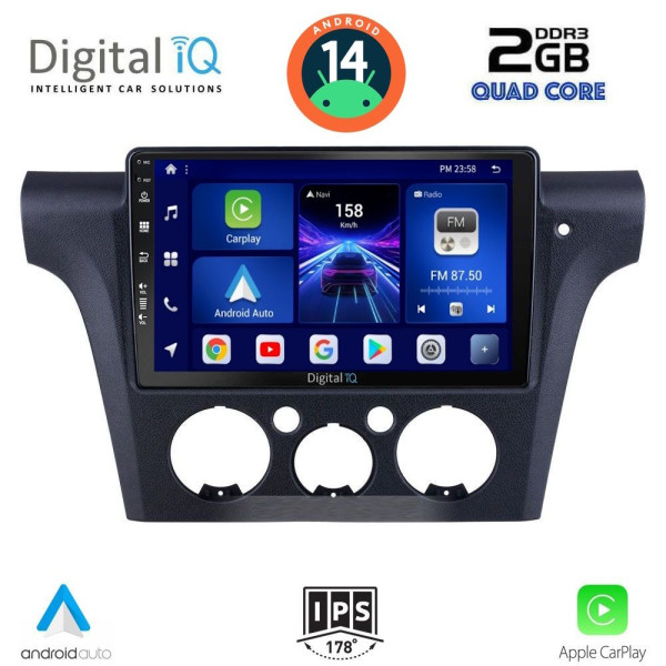 DIGITAL IQ BXC 3441_CPAA CLIMA (10inc) MULTIMEDIA TABLET for MITSUBISHI OUTLANDER mod. 2001-2005 with CLIMA DIGITAL IQ BXC 3441_CPAA CLIMA (10inc) MULTIMEDIA TABLET for MITSUBISHI OUTLANDER mod. 2001-2005 with CLIMA