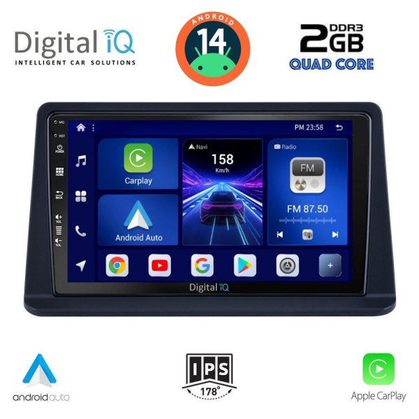 DIGITAL IQ BXC 3445_CPAA (9inc) MULTIMEDIA TABLET for MITSUBISHI PAJERO mod. 1999-2006 DIGITAL IQ BXC 3445_CPAA (9inc) MULTIMEDIA TABLET for MITSUBISHI PAJERO mod. 1999-2006