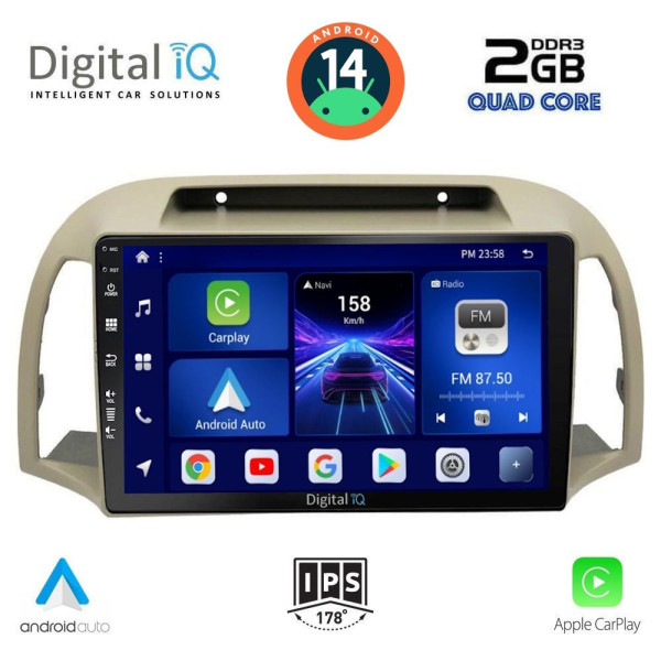 DIGITAL IQ BXC 3457_CPAA (9inc) MULTIMEDIA TABLET for NISSAN MICRA K12 mod. 2002-2010 DIGITAL IQ BXC 3457_CPAA (9inc) MULTIMEDIA TABLET for NISSAN MICRA K12 mod. 2002-2010