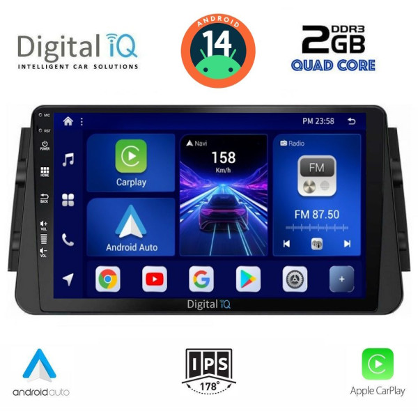 DIGITAL IQ BXC 3460_CPAA (9inc) MULTIMEDIA TABLET for NISSAN MICRA mod. 2017> DIGITAL IQ BXC 3460_CPAA (9inc) MULTIMEDIA TABLET for NISSAN MICRA mod. 2017>
