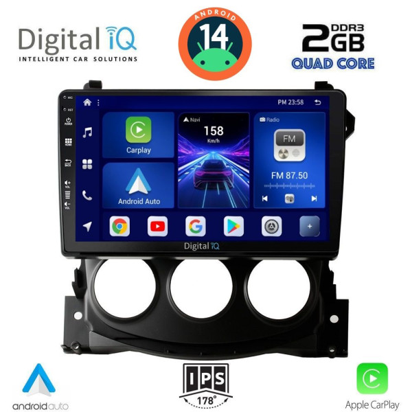 DIGITAL IQ BXC 3479_CPAA (9inc) MULTIMEDIA TABLET for NISSAN 370Z mod. 2009-2012