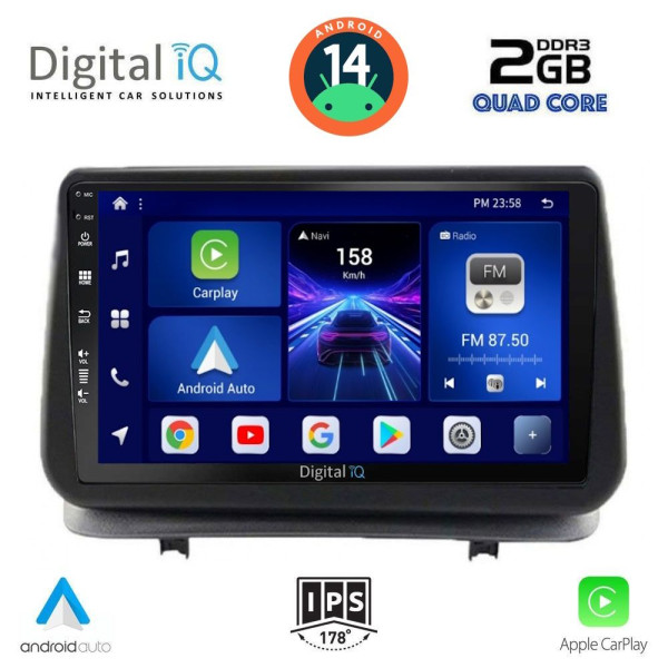 DIGITAL IQ BXC 3543_CPAA (9inc) MULTIMEDIA TABLET for RENAULT CLIO mod. 2005-2011 DIGITAL IQ BXC 3543_CPAA (9inc) MULTIMEDIA TABLET for RENAULT CLIO mod. 2005-2011